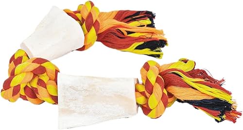 Miniatura 3 de Crazy Tails Juguetes masticables para cachorros para perros pequeños juego de juguetes para perros pequeños cuerda de algodón hueso de búfalo de 3