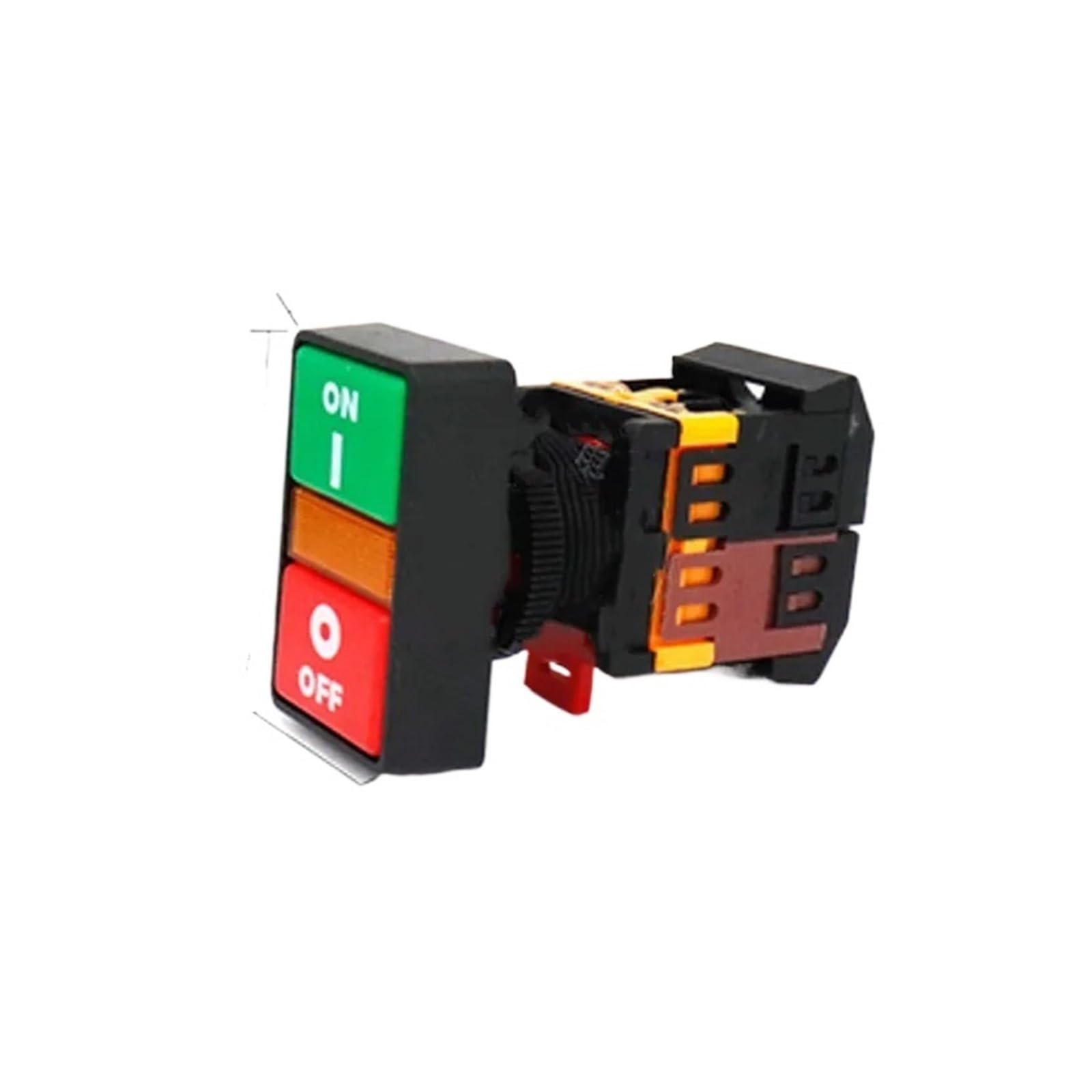 Interrupteur marche/arrêt double tête pour commande de moteurs 24V