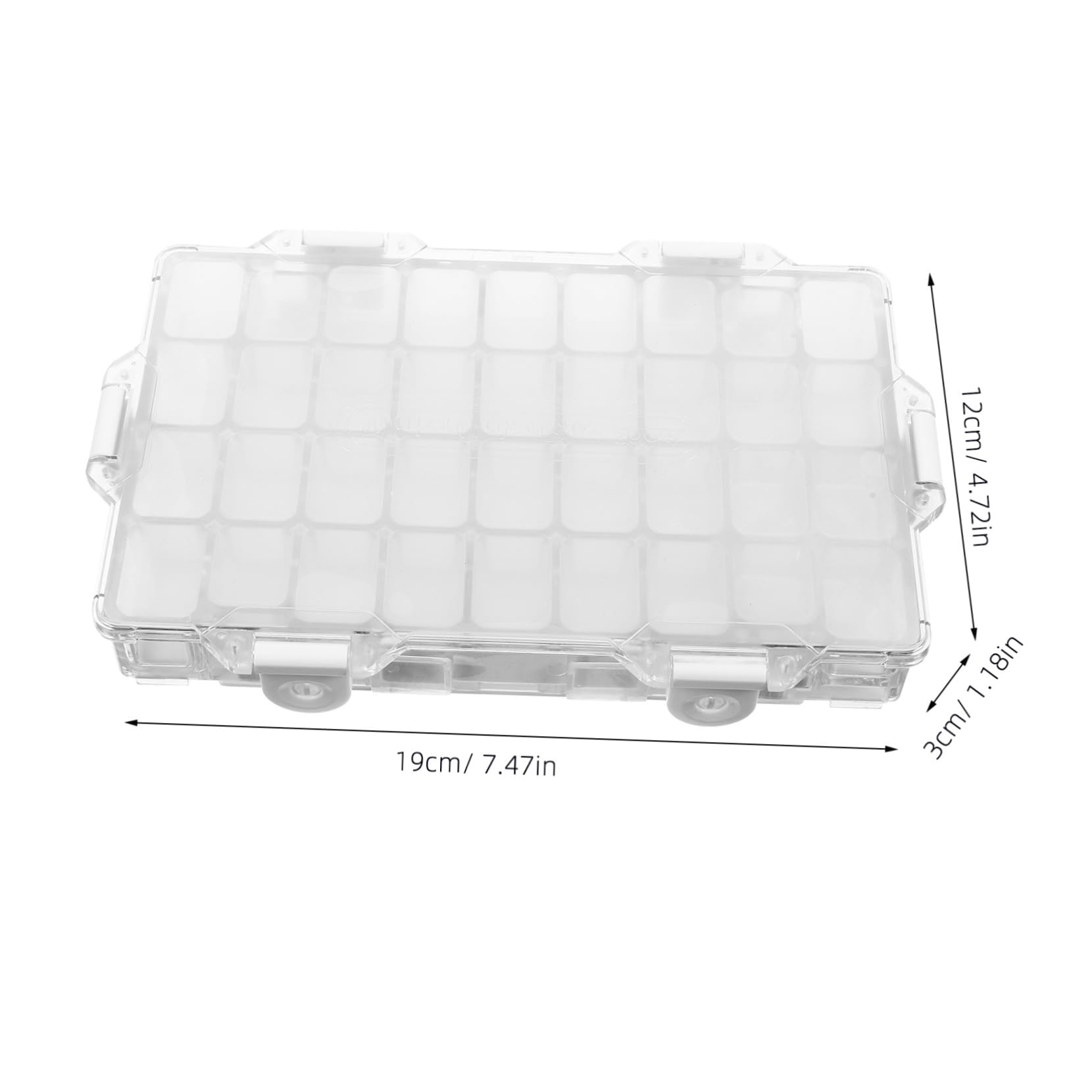 Holibanna Moisturizing Watercolor Palette 36 Grid Watercolor Paint Mixing Box Plastic Paint Case for Artists