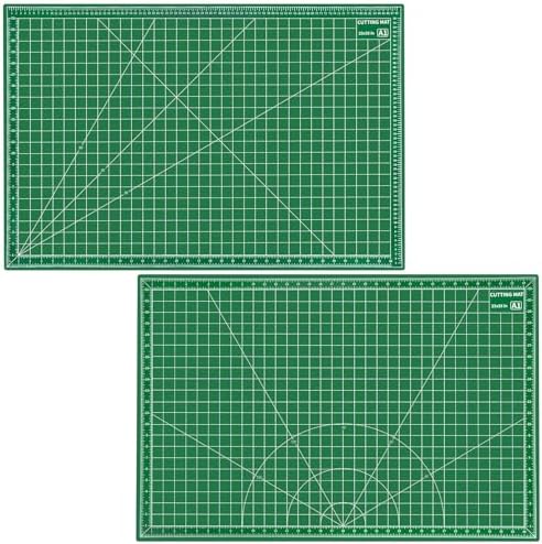 Tujurich Self Healing Cutting Mat, 35" x 23", Double-Sided Rotary Cutting Mat for Sewing, Quilting, Scrapbooking, Fabric & Craft Cutting Board, 90 x 60 cm (A1)
