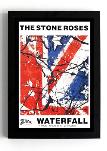 Cadre Stone Roses Waterfall affiche A4 idée cadeau fan de rock