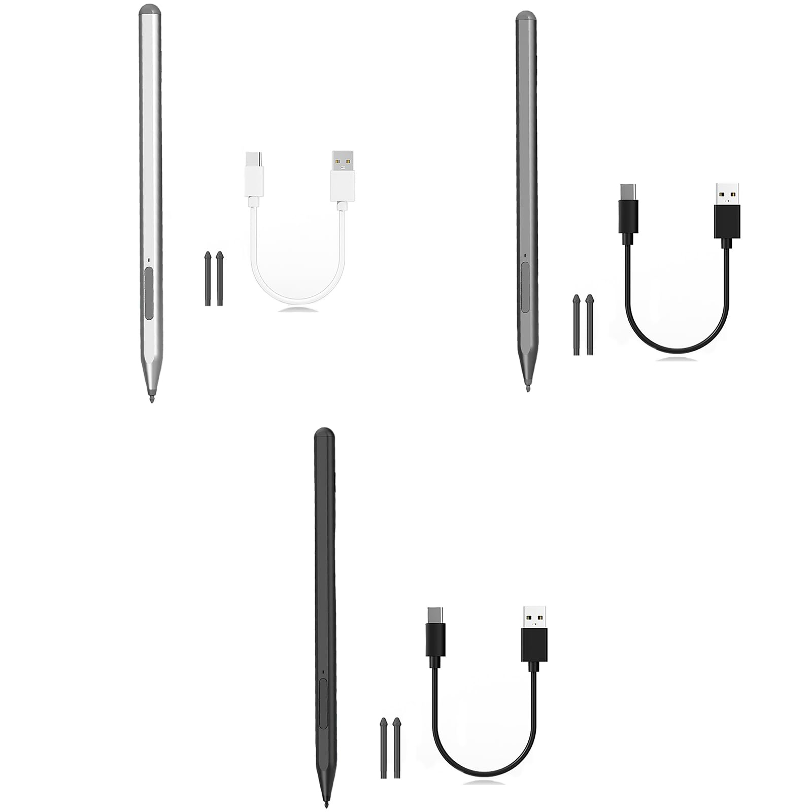 Penna stilo ricaricabile per Go/Laptop/Book Connection1024Pressure Sensitivity Digital Pen