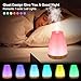 Essential Oil Air Mist Diffuser - 300ML Quiet Aroma Essential Oil Diffuser Cool Mist Humidifier Waterless Auto-Off 7 Color Changing Diffuser for Office Home Bedroom Living Room (Wood)