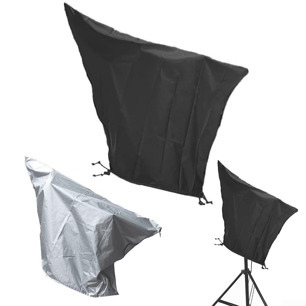 DAZZLEEX Housse anti-poussière en tissu Oxford pour télescope astronomique protège de la pluie, de la poussière et du soleil, pliable et facile à (noir, 100 x 75 cm)
