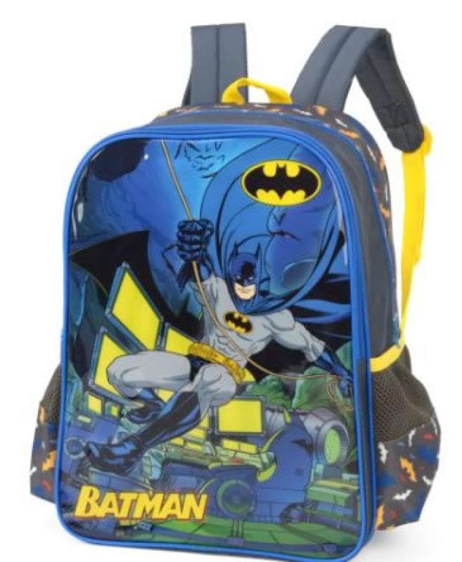 MOCHILA CINZA BATMAN - UP4YOU
