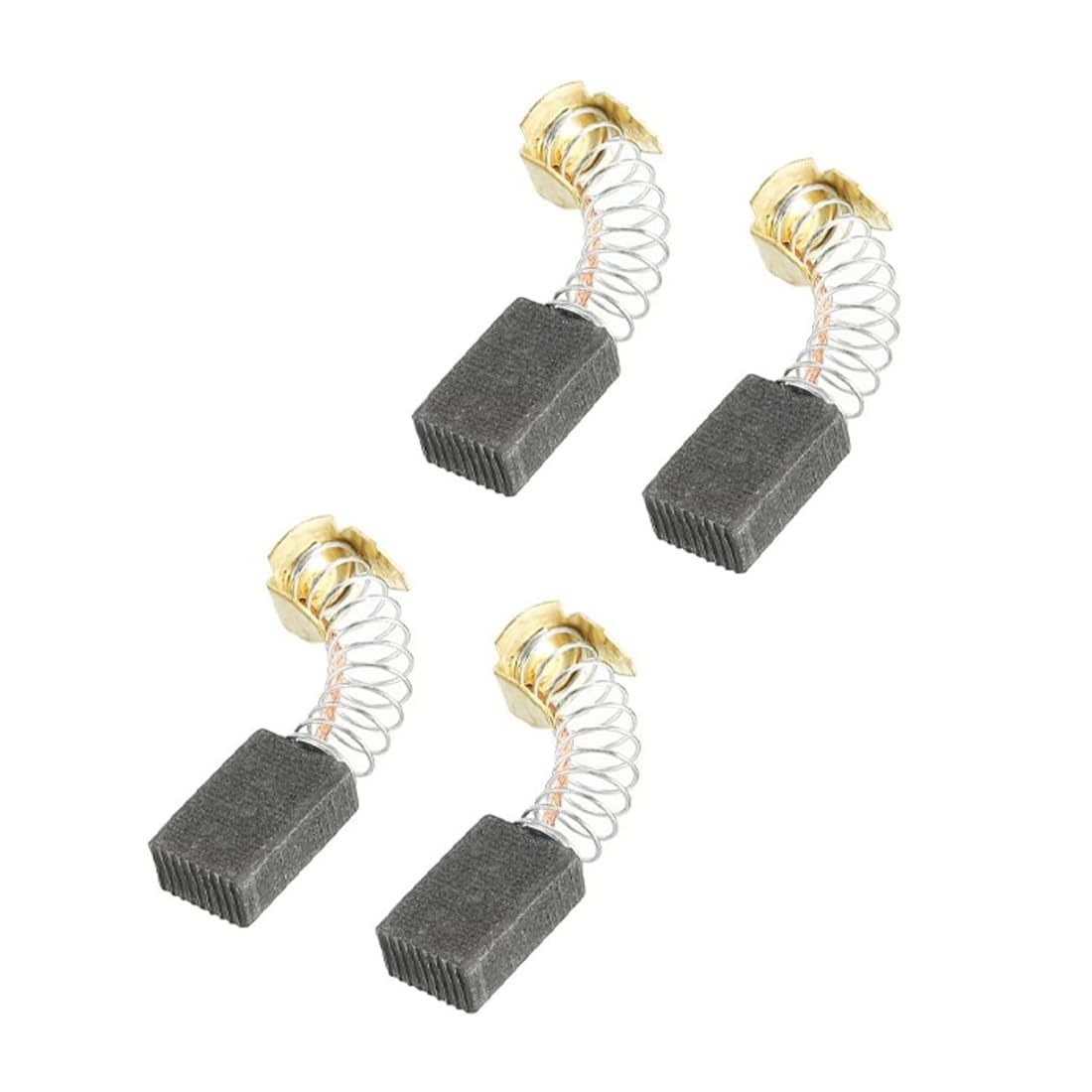 4 Pezzi Spazzole di Carbone per Utensili Elettrici, Riparazione, Sostituzione Parte, Generico Motore Elettrico, Spazzole Motore Elettrico, Carboncini (6 * 10 * 15 mm)