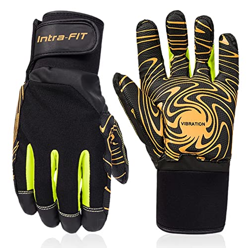 Intra-Fit Professional Anti Vibration Glove, En Iso 10819:2013/ A1: 2019 & En388 Certified, Heavy Duty Jack Jammer Gloves #TOP25