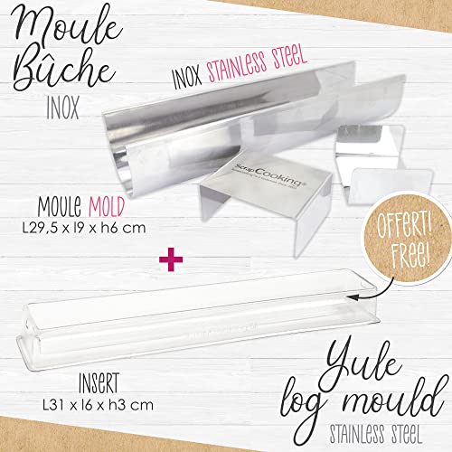 Scrapcooking Christmas Log Stainless Steel Mold #TOP2