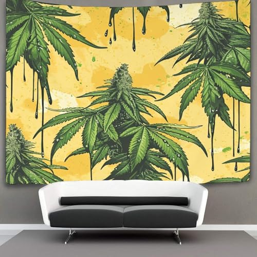 Manta de pared de hojas 3D para transformar tu dormitorio en un oasis de relajación 3