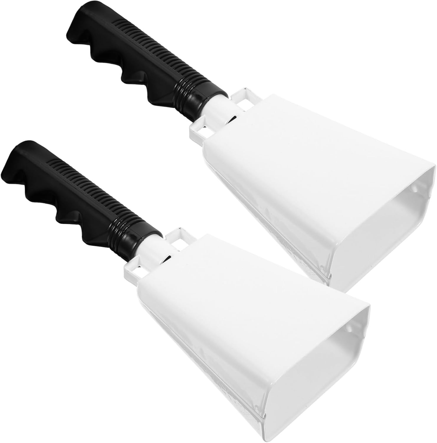 Hemoton 4pcs Handheld Cowbells Noisemakers for Football Games Sports Events Ergonomic Design for Easy Grip Durable Noise Maker for Parties and Celebrations