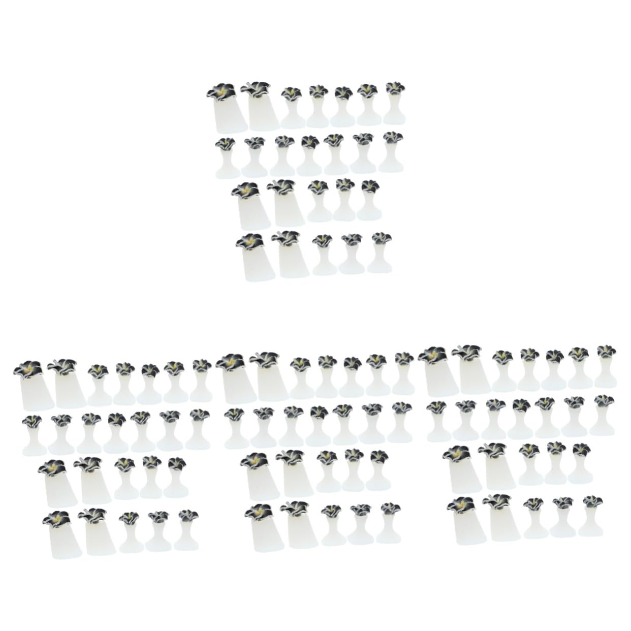 Healeved 12sets Separatori Per Dita Dei Piedi Silicone Per Pedicure Art Per Uso Personale e Saloni Di Bellezza