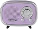 Crosley CR3039A-LN Rondo Retro Portable Rechargeable Bluetooth Speaker, Lavender