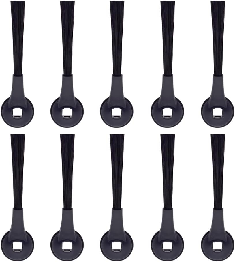 Side Brushes Compatible with Shark All IQ & AI Series, 10-Pack | Edge Sweeping Brushes for AV1010AE RV1001AE AV2001 RV2310AE RV2400WD AV2501AE RV2600WD AV990 AV991 RV750 RV850 Models