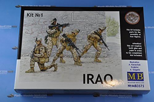 Miniatura 2 de Master Box Irak KIT #1 Tropas estadounidenses 4 Figuras 1/35 3575
