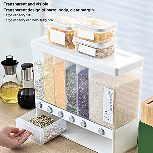 Dispensador de arroz para cocina organizada que simplifica la preparación de comidas diarias 5