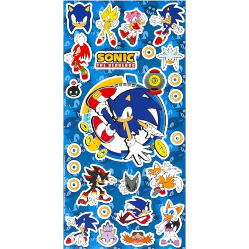 Sonic the Hedgehog Hat and Mittens Set - Bundle with Sonic and Friends Beanie, Mittens, Stickers, More | Sonic Gifts for Boys (Knuckles)4