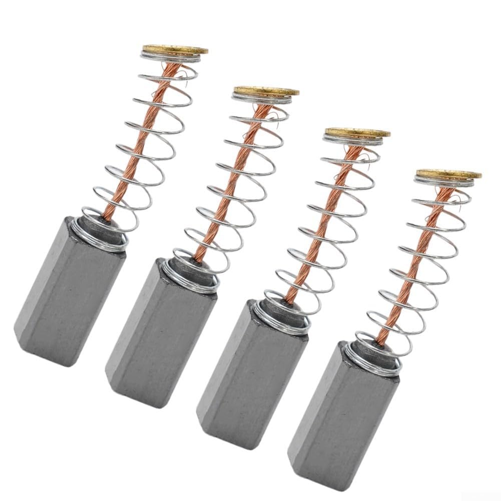 Confezione da 4 spazzole di carbone per utensili elettrici 10 mm x 5 x 5 mm parti di ricambio per funzione motore