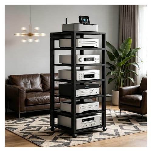 Support multimédia mobile ventilé pour lecteur de disques et CD - 2