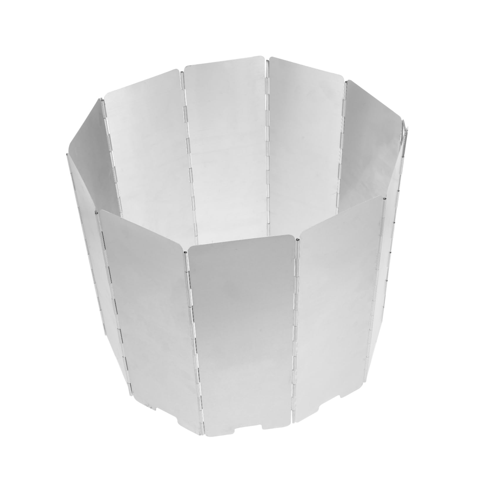 WHAMVOX Enhanced Stability Heat Reflector Shield for Patio Heater Foldable Round Heater Reflector Aluminum Alloy Windscreen Quick Setup