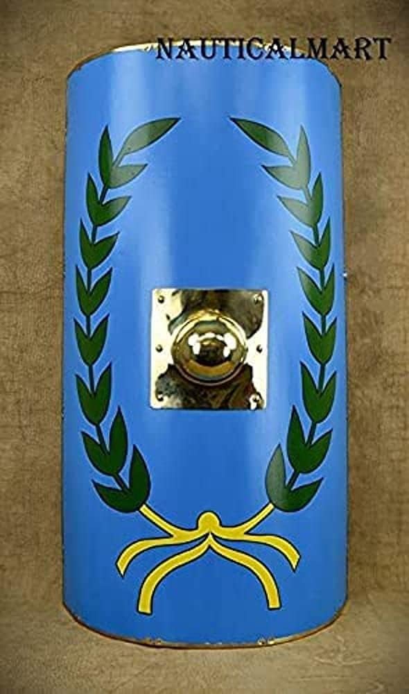 Medieval Roman Arena Shield Blue