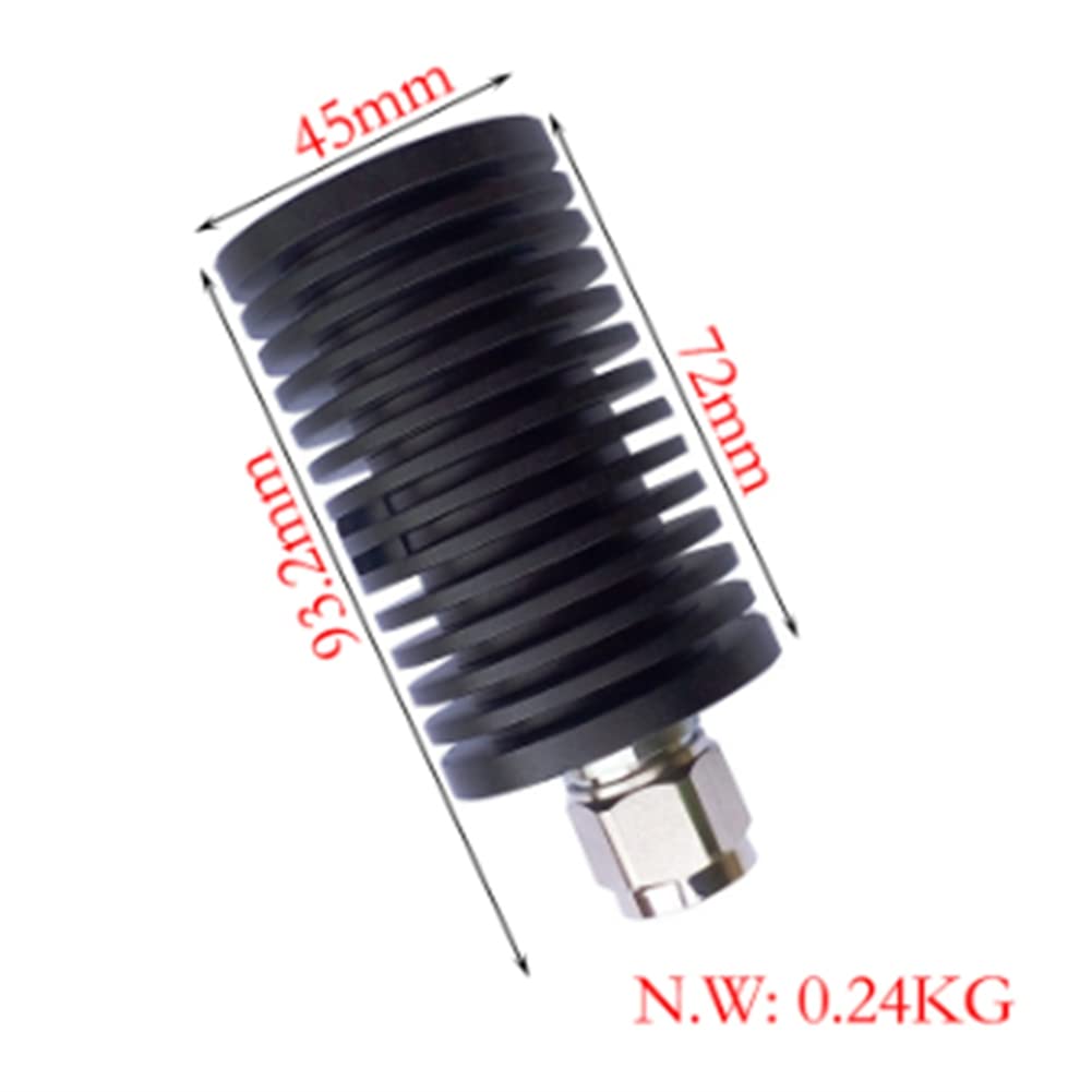 Charge Fictive RF Connecteur Mâle 50W N, Terminaison et Test de Signaux RF, 50 Ohm, DC à 3 GHz