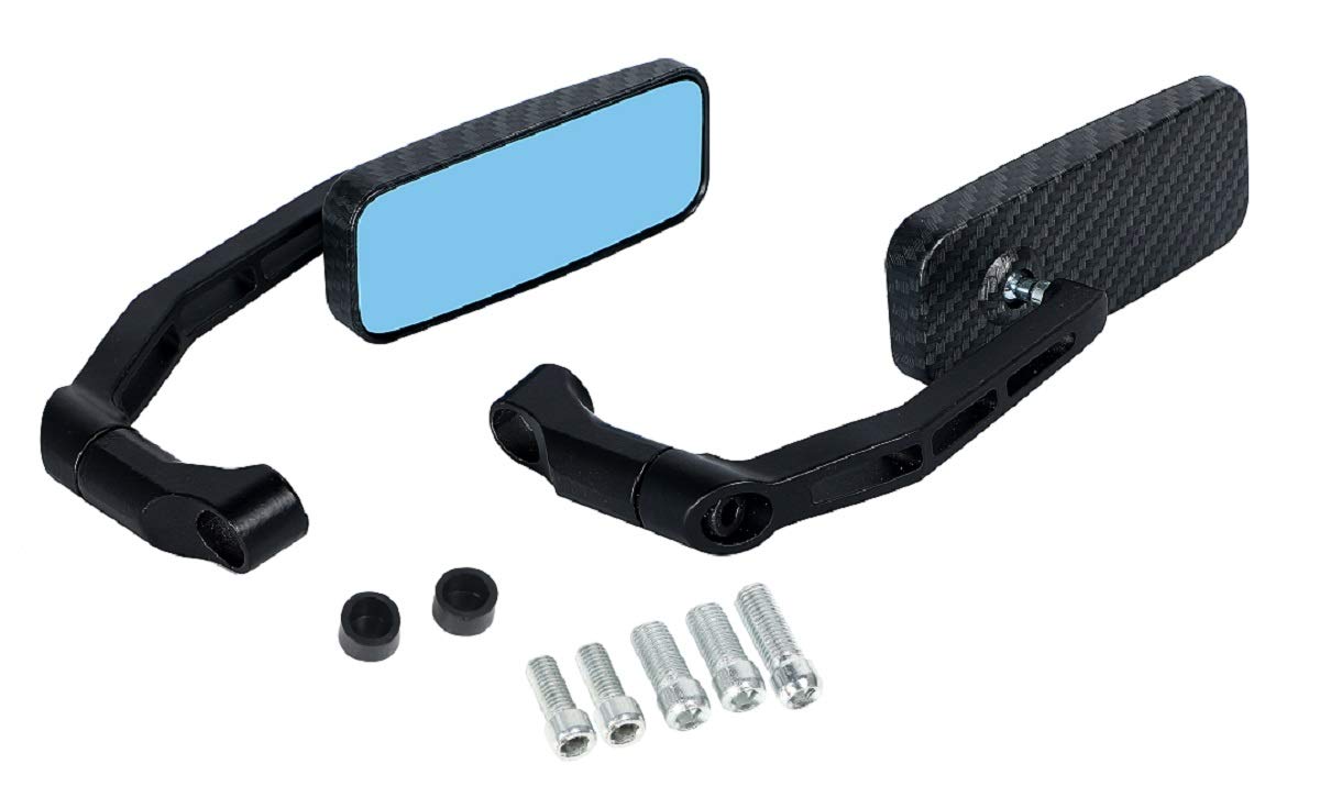 Amazon.co.jp: バイク 汎用 バレン ミラー スクエア タイプ ロー