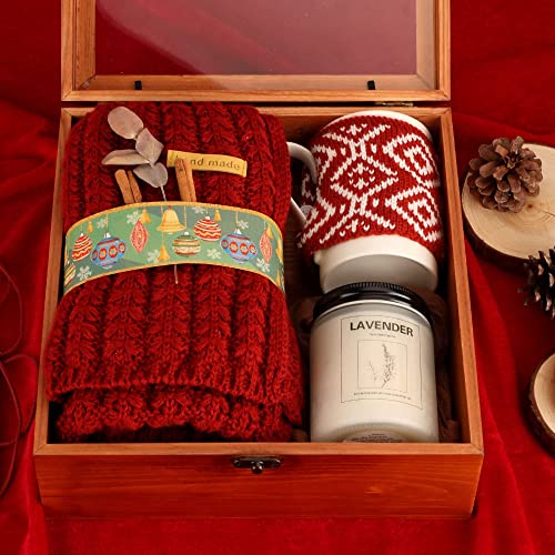 Lavender Candles For Home Scented Candles Gifts For Women 7 Oz 50 Hrs Long Lasting Highly Scented Soy Lavender Candle Set For Body Relaxation & Stress Relief, 2 Pcs #TOP7