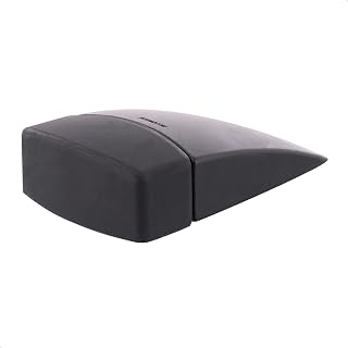 WAGNER Bodentürstopper BLACK DELUXE - Ø 80 x 50 x 20 mm, hochwertiger Kunststoff, Hochglanz schwarz, zum Schrauben - 15517911
