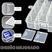 Imagen de Qualsen Ajustable Caja de Almacenamiento de plástico Joyería Organizador Contenedor de Herramientas
