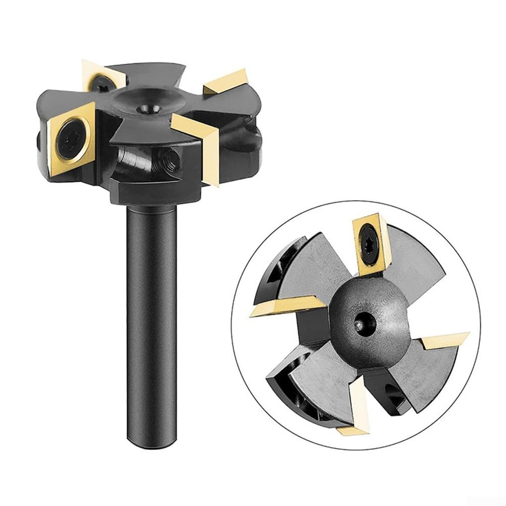 Fraise Carbure 40mm Queue 8mm 4 Dents pour bois Fraise Carbure