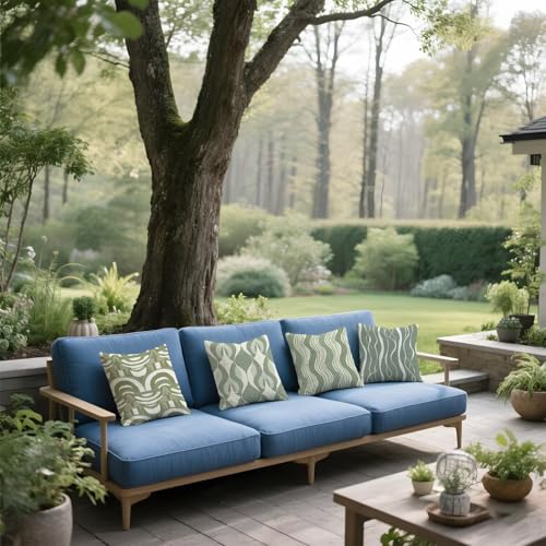 Housse de coussin 50x50cm velours imperméable haut de gamme - 5