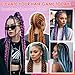 3 Piezas Extensiones de Pelo Sintético para Trenzas Africanas Braiding Hair Cabello...