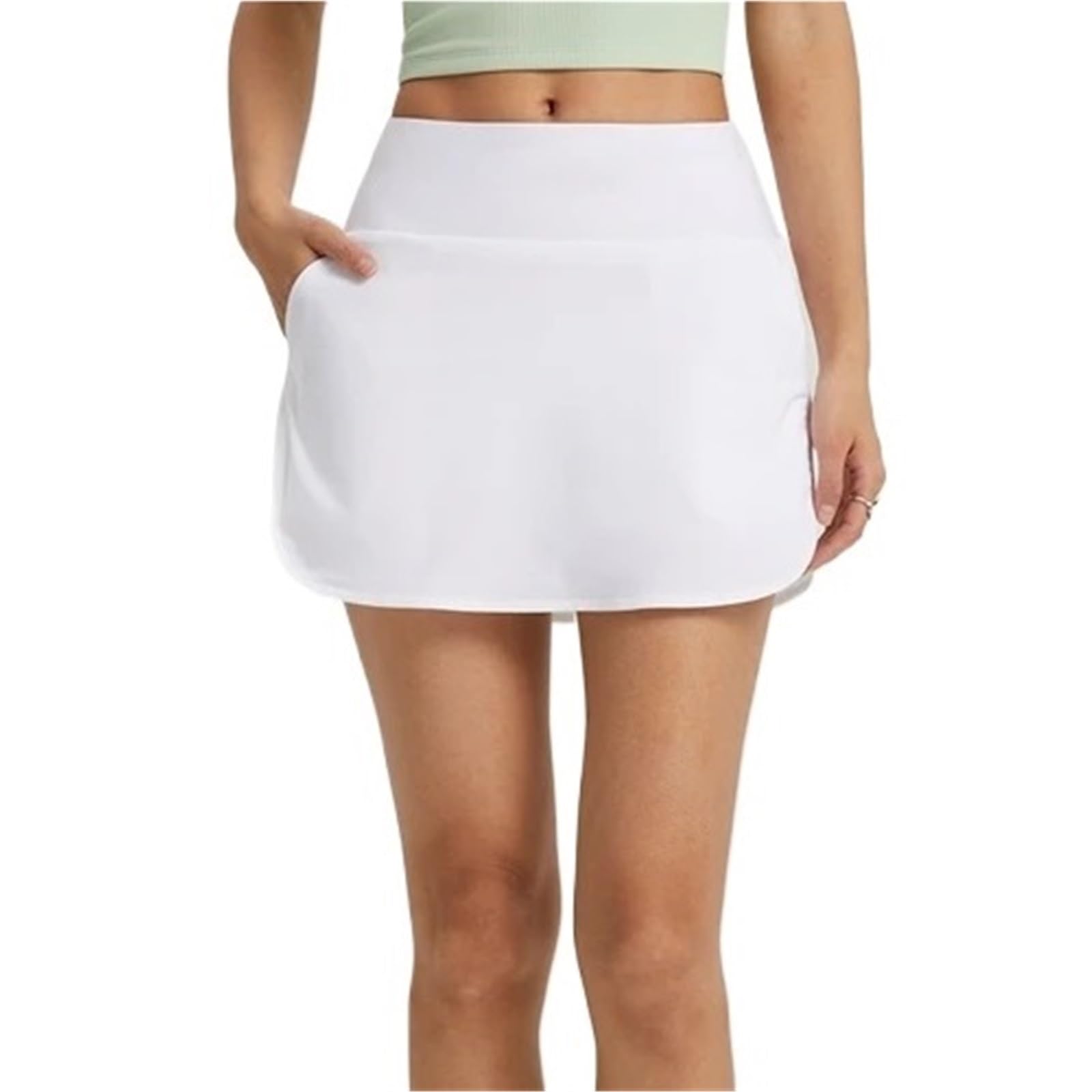 Faldas de Tenis Nailon Spandex for Mujer con Bolsillo