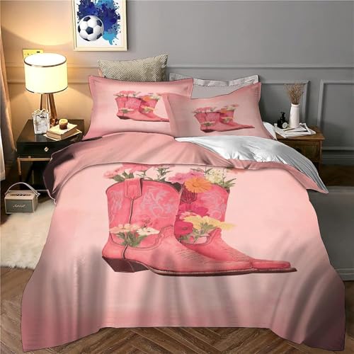 Linge de lit nœud rose en microfibre premium confort absolu 220x240 - 6