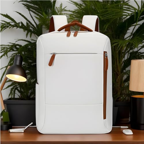 Mochila portátil 15 pulgadas mujer para universidad trabajo y viajes de vuelo 3