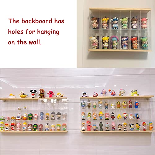 Clear Acrylic Display Case Organizer Storage Rack - 12 Compartments - Sliding Door Dustproof Protection Showcase Box For Pop Figure Action Toys Collectibles(14.6"W X 3.15"D X 9.7"H /37Cmx 8Cmx 24.7Cm) #TOP4