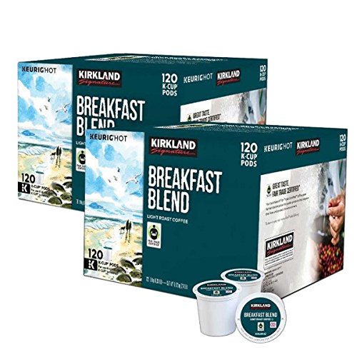 Kirkland Signature Coffee Single Serve K-Cup (Breakfast Blend, 240 K-Cups)
