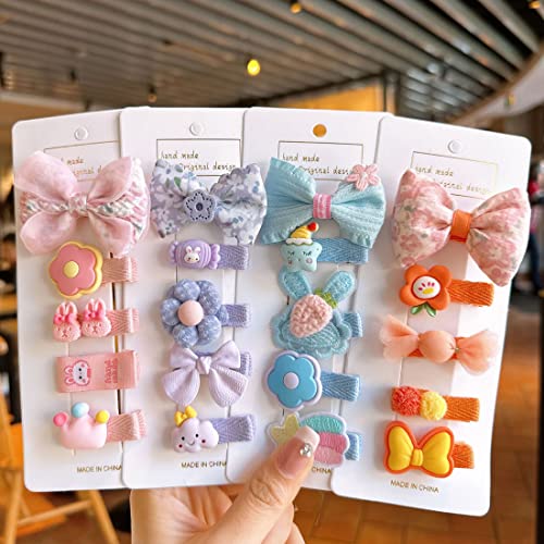 Girls Hair Clips For Kids, Baby Cute Hair Clips Hair Accessories Bows And Flowers Hair Clips, Lovely Kid's Hair Accessories Hair Clips Sweet Newborn Infants Kids Toddler Girls Hair Accessories #TOP1