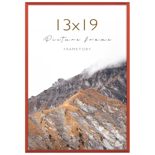 Frametory 13x19 Red Aluminum Picture Frame Acrylic Cover 1 Pack