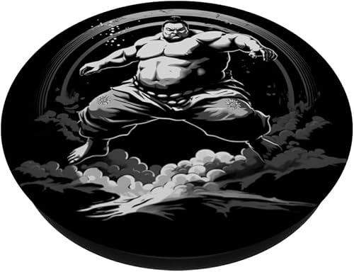 Miniatura 2 de Sumo Wrestler Japan Sumo Fighter Wrestling Japanese Vintage PopSockets Standard PopGrip