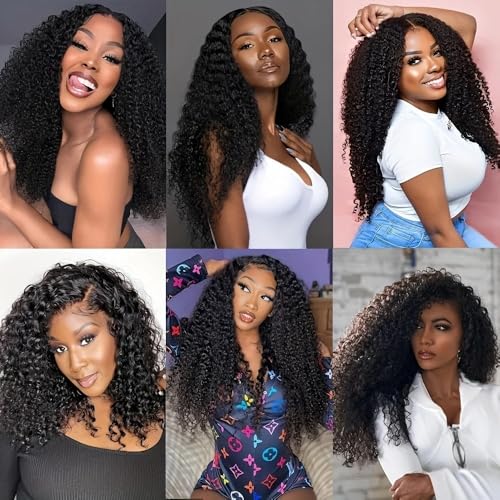 Extensiones de cabello rizado con clip de calidad premium, 100% pelo humano natural Remy 6