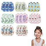 24 Stück Einweg-Augenklappen – Atmungsaktive, selbstklebende Augenpflaster in niedlichen Cartoon-Designs für Erwachsene zur Unterstützung bei Amblyopie, mit langfristigem Tragekomfort