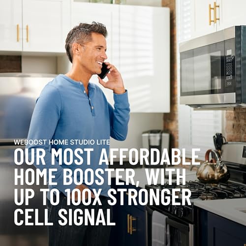 Image of weBoost Home Studio Omni - Cell Phone Signal Booster | Boosts 4G LTE & 5G for all U.S. & Canadian Networks - Verizon, AT&T, T-Mobile & more | Made in the U.S. | FCC Approved (model 471166)