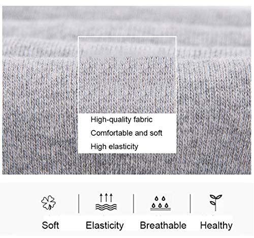 Ueerdand Leg Warmers for Women Girls 4 Pairs Winter Warm Long Boot Knit Knee High Socks3