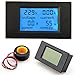KKmoon Voltímetro de corriente LCD digital Amperímetro Voltaje KWh Multímetro Medidor de...