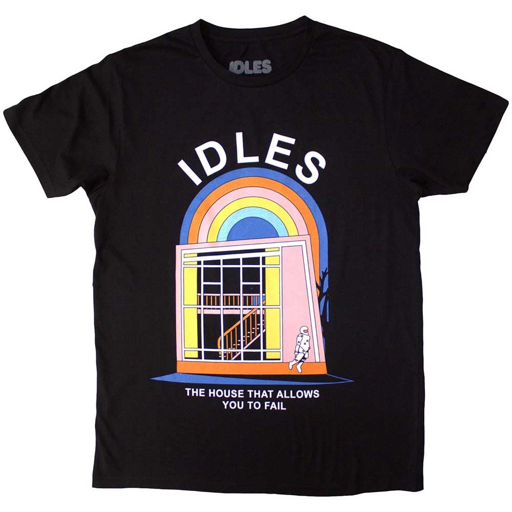 Rock Off Officially Licensed Products Idles The House that Allows You to Fail T Shirt M Black