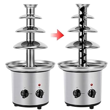 チョコレートファウンテン ステンレススチール製 Amazon.co.jp: チョコレートフォンデュマシン 5段チョコレート