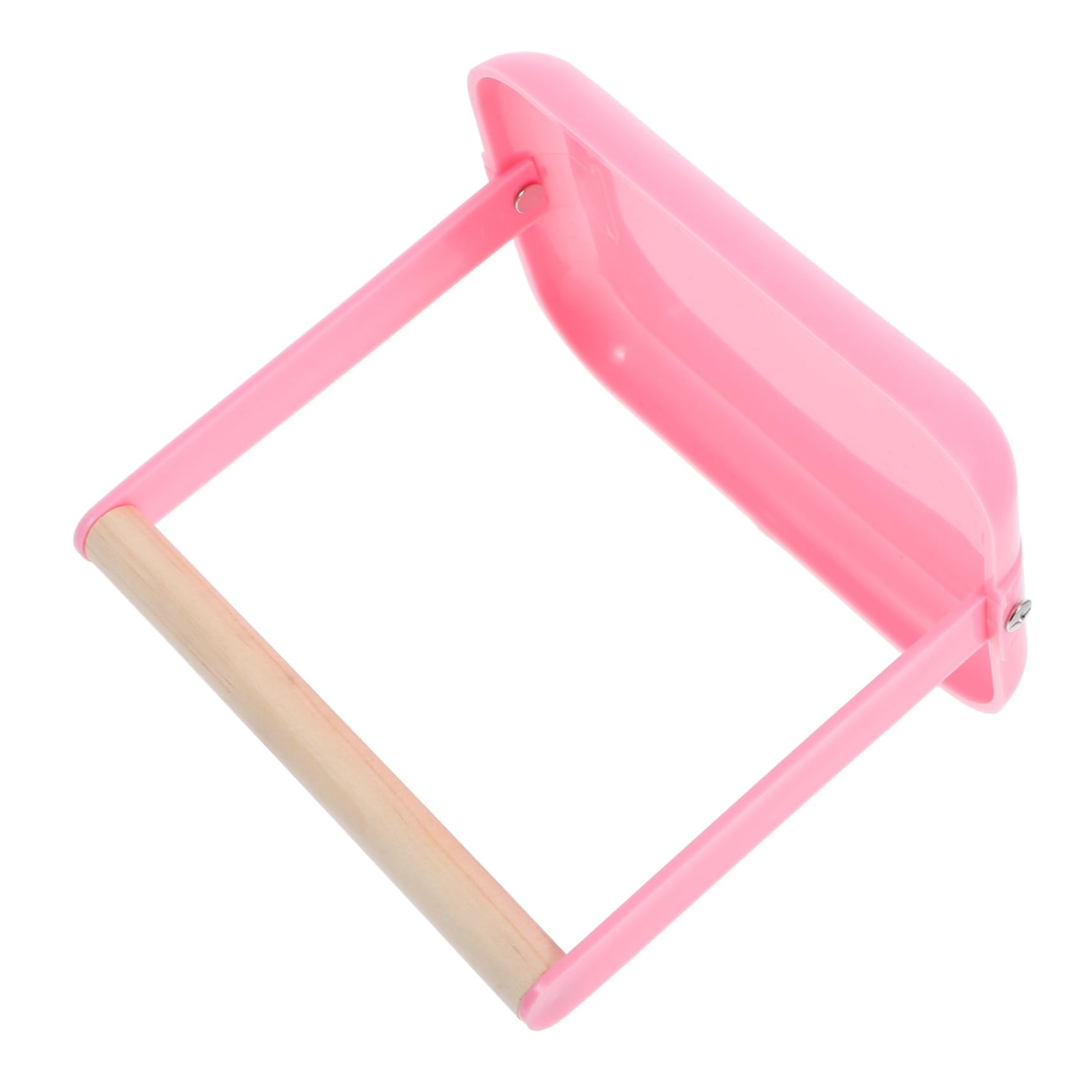 Levemolo Parrot Chewing Tabletop Bird Stand with Plastic Tray Perch Station for Parakeets Finches Lovebirds Cockatiels Versatile Bird Training Supplies