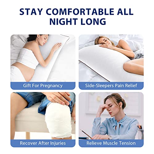Hymokege Body Pillows For Adults, Long Pillow For Bed, Firm And Supportive Body Pillow Inserts For Back Pain, Side Sleeper 20X54 Inch #TOP5