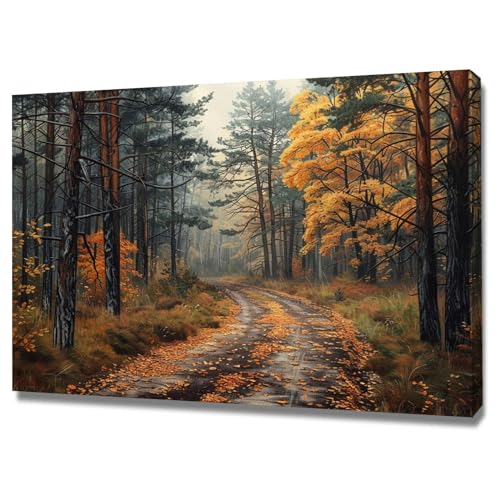 Impression sur toile décoration murale paysage 60x80cm encadrée